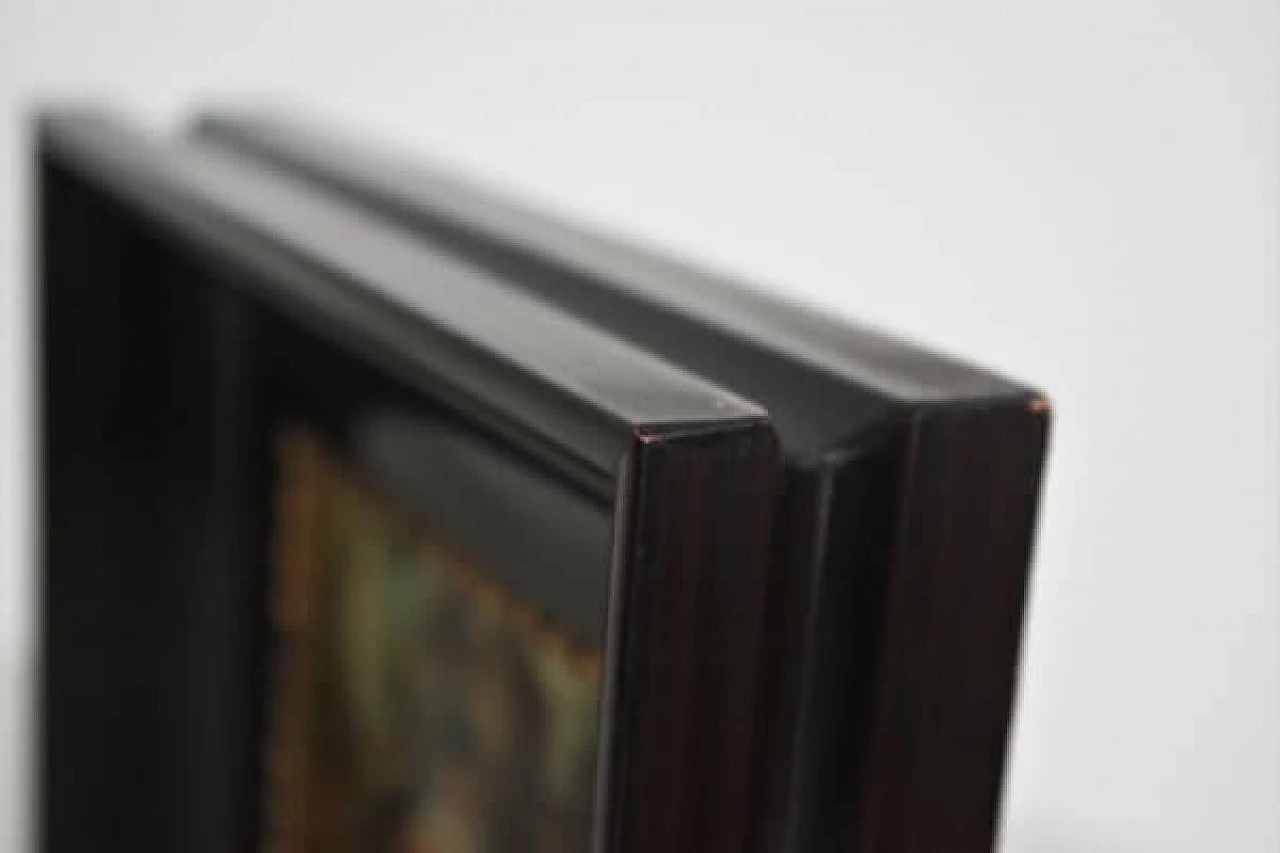 Gallant scene, painted print, 1970s 1406857