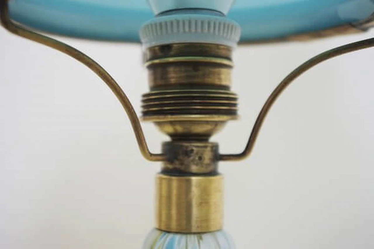 Hand-painted Murano glass table lamp, 1950s 1406863