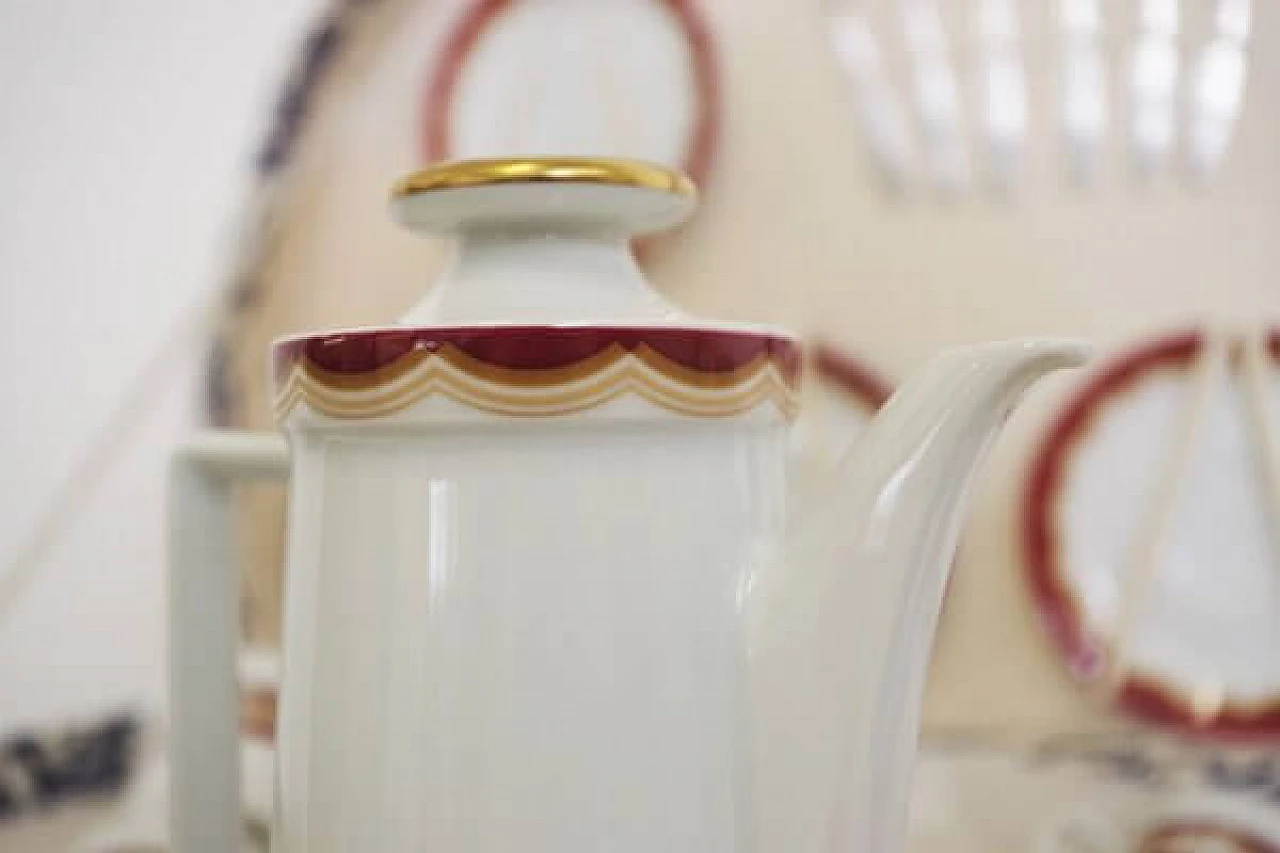 Servizio da caffè tedesco Schirnding in porcellana, anni '70 1406866