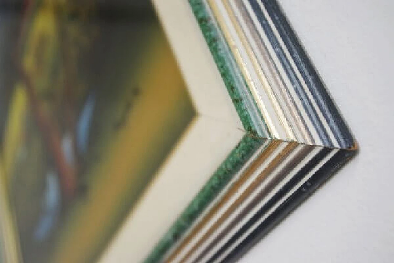 Mugosa, triptych of naive oil paintings on canvas, 1991 1406892