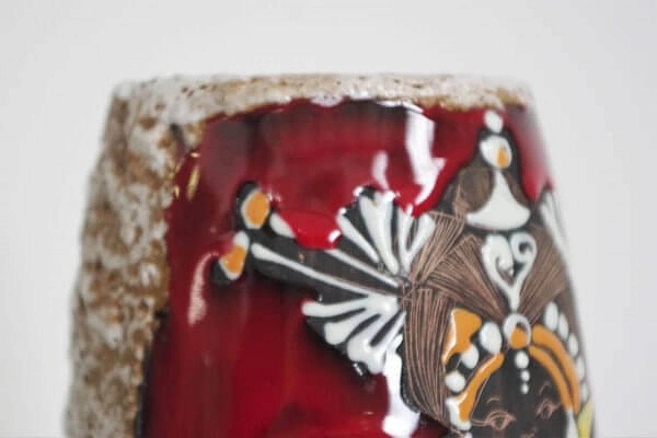 Pair of San Marino polychrome vases, 1950s 1406897