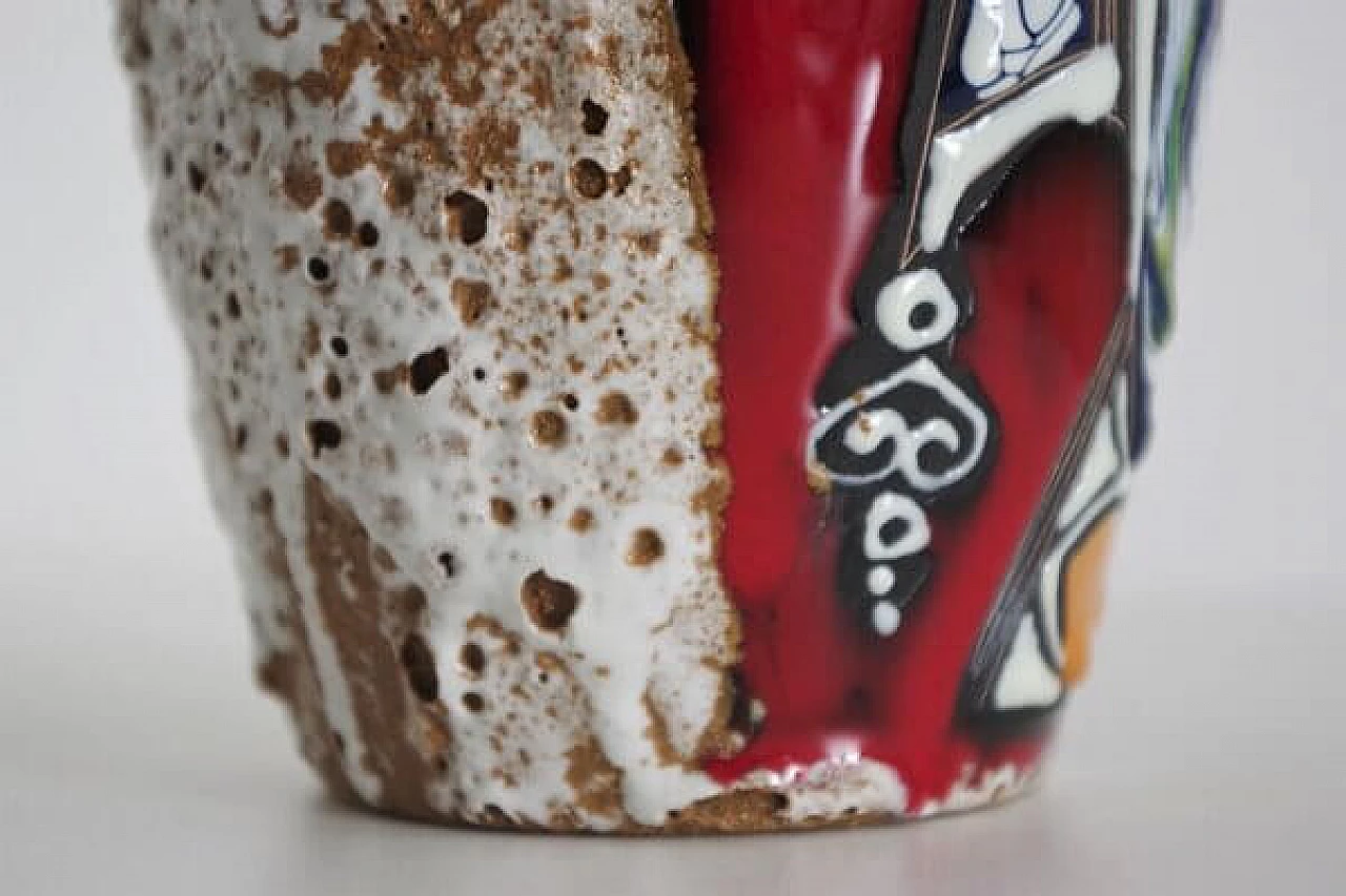 Pair of San Marino polychrome vases, 1950s 1406900