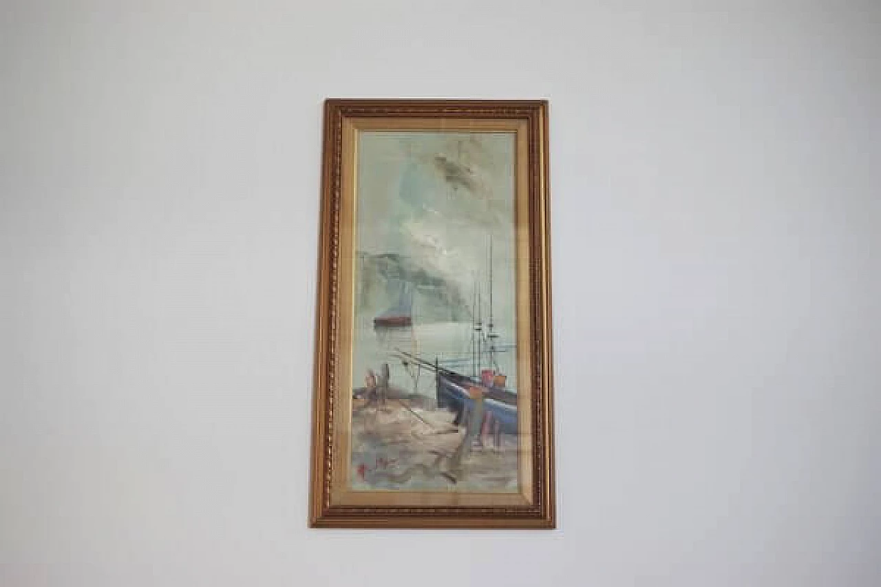 Moretti, 3 dipinti olio su tela, anni '70 1406915