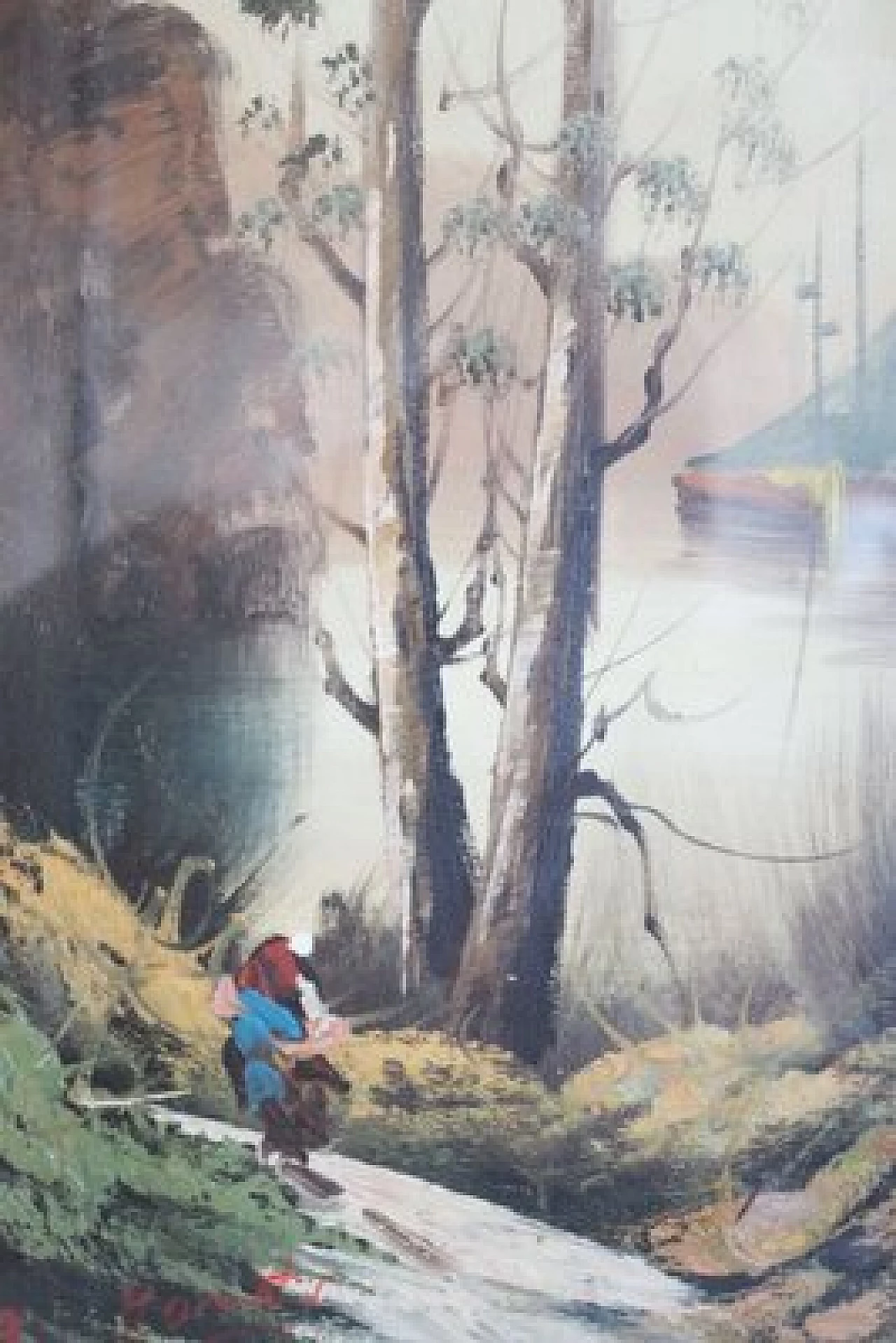 Moretti, 3 dipinti olio su tela, anni '70 1406920