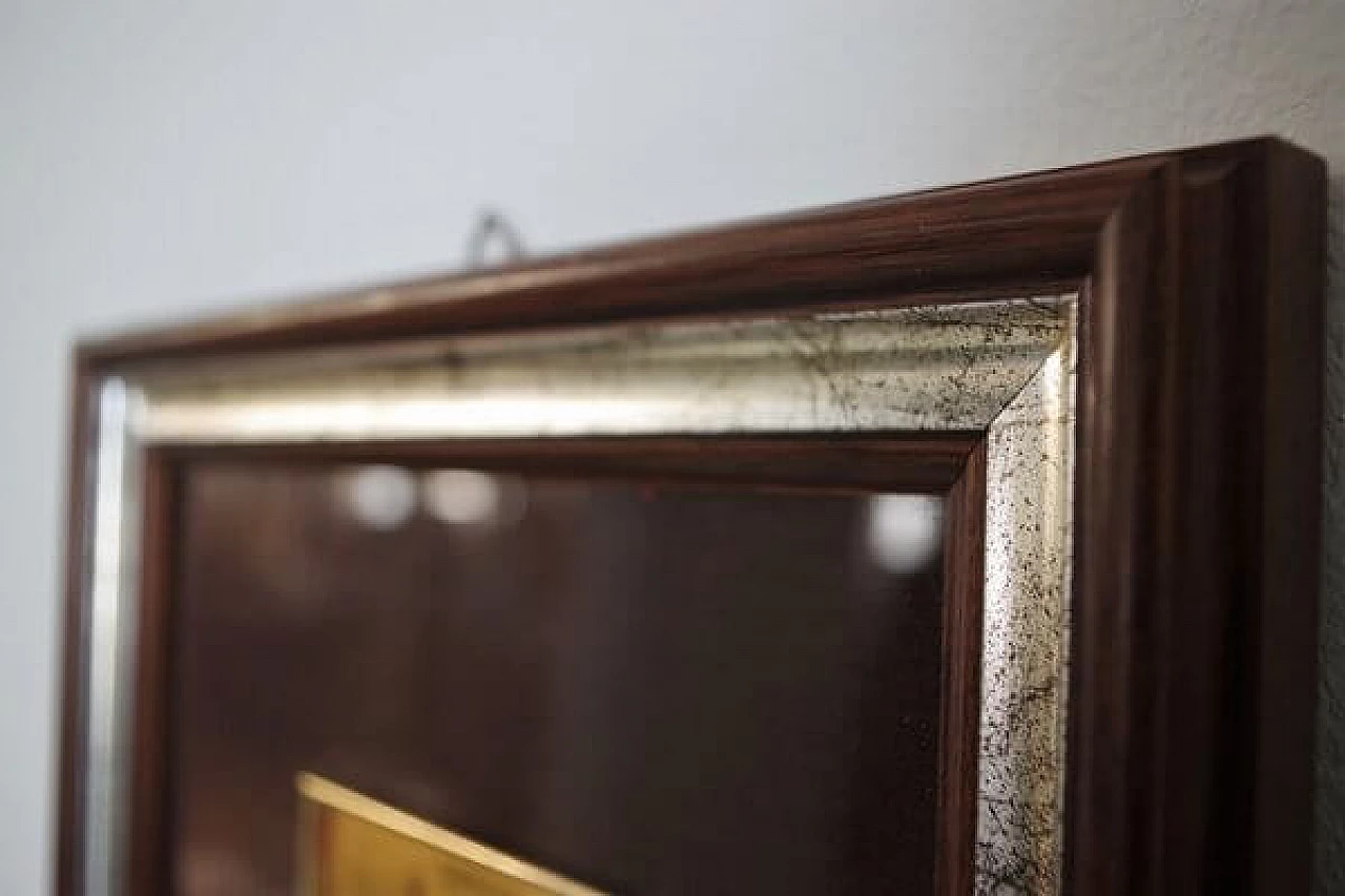 Painting made of gold leaf with silvered frame, 1970s 1406942