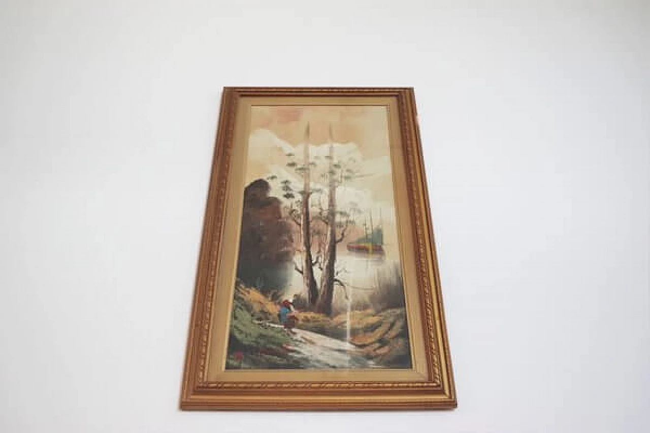 Moretti, 3 dipinti olio su tela, anni '70 1406945