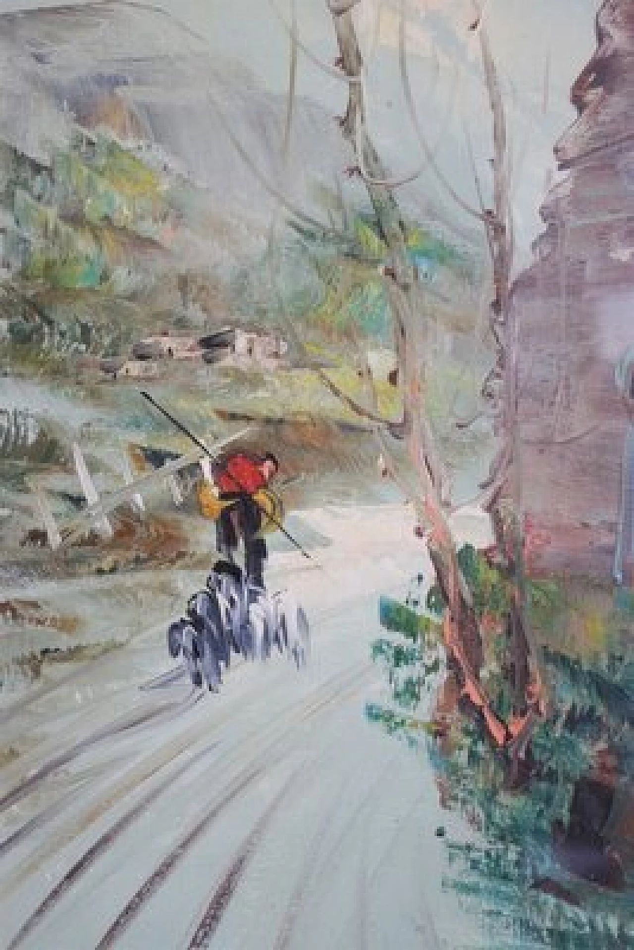 Moretti, 3 dipinti olio su tela, anni '70 1406948