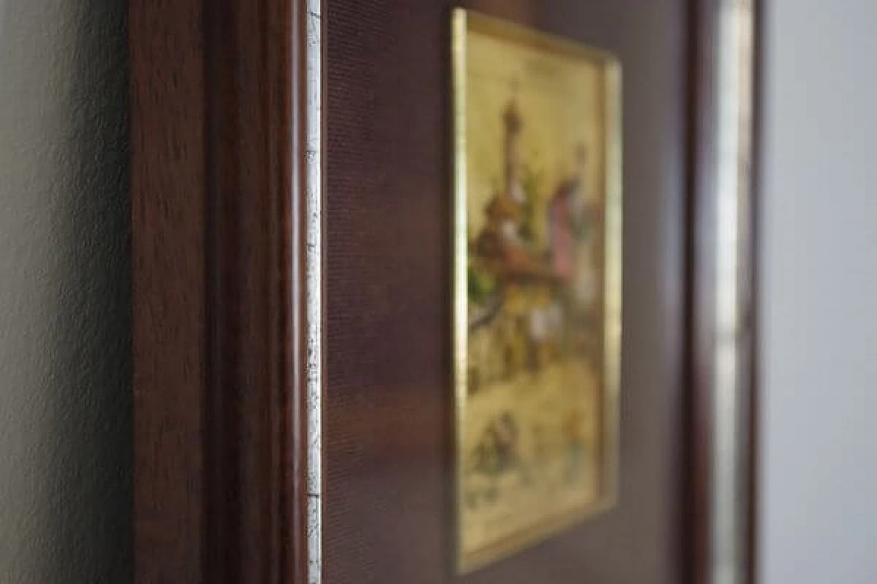 Painting made of gold leaf with silvered frame, 1970s 1406952