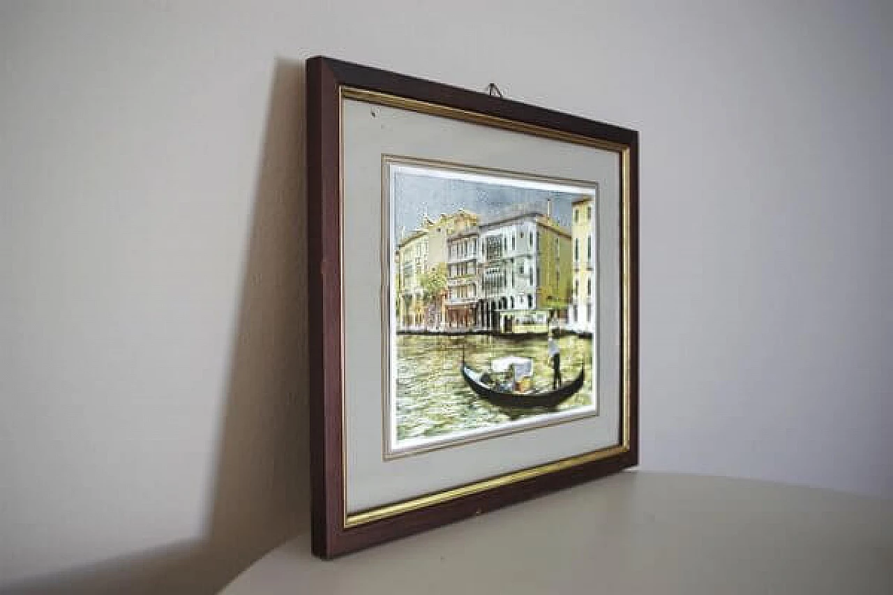 Pair of prints with views of Venice, 1970s 1406959