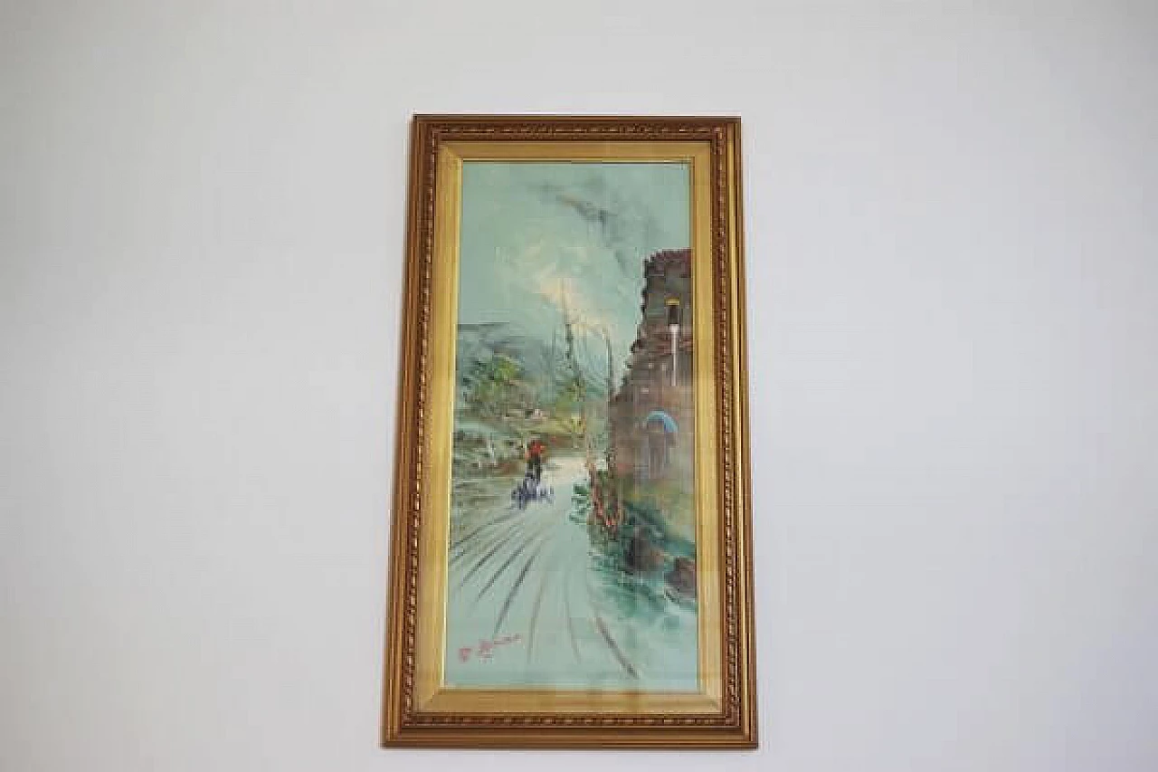 Moretti, 3 dipinti olio su tela, anni '70 1406959