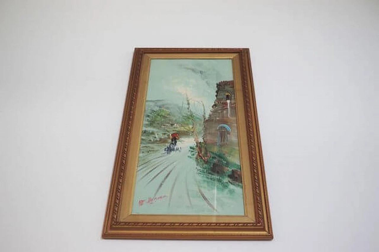 Moretti, 3 dipinti olio su tela, anni '70 1406960