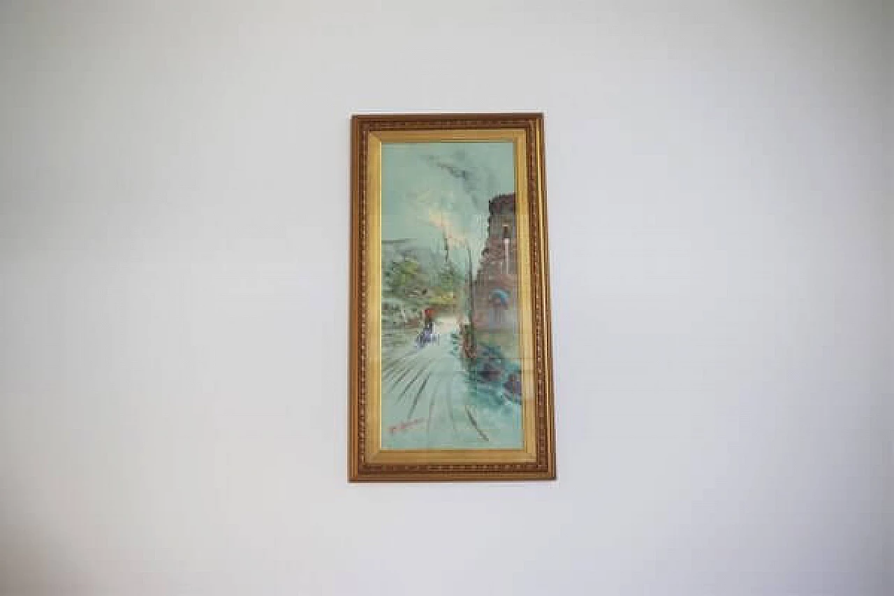 Moretti, 3 dipinti olio su tela, anni '70 1406961