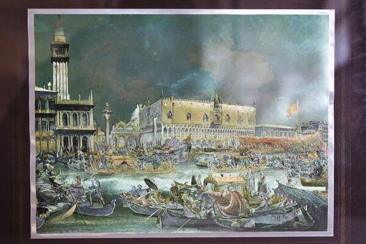 Pair of prints with views of Venice, 1970s 1406961