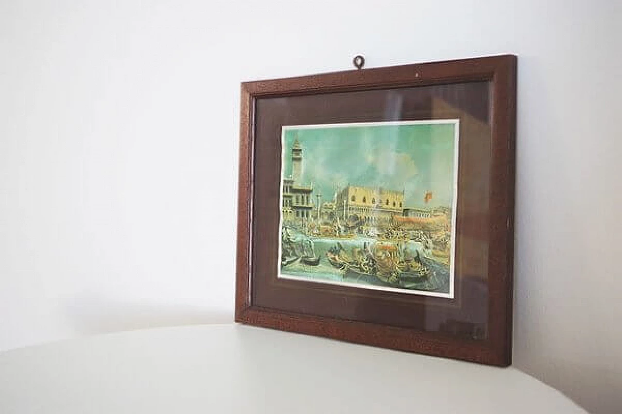 Pair of prints with views of Venice, 1970s 1406963