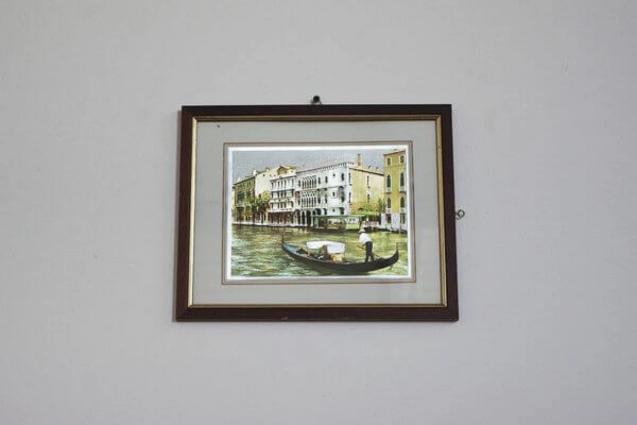 Pair of prints with views of Venice, 1970s 1406974