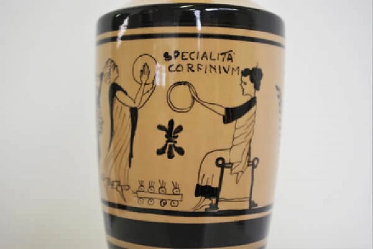 Ceramic amphora by Giulio Barattucci, 1960s 1407011