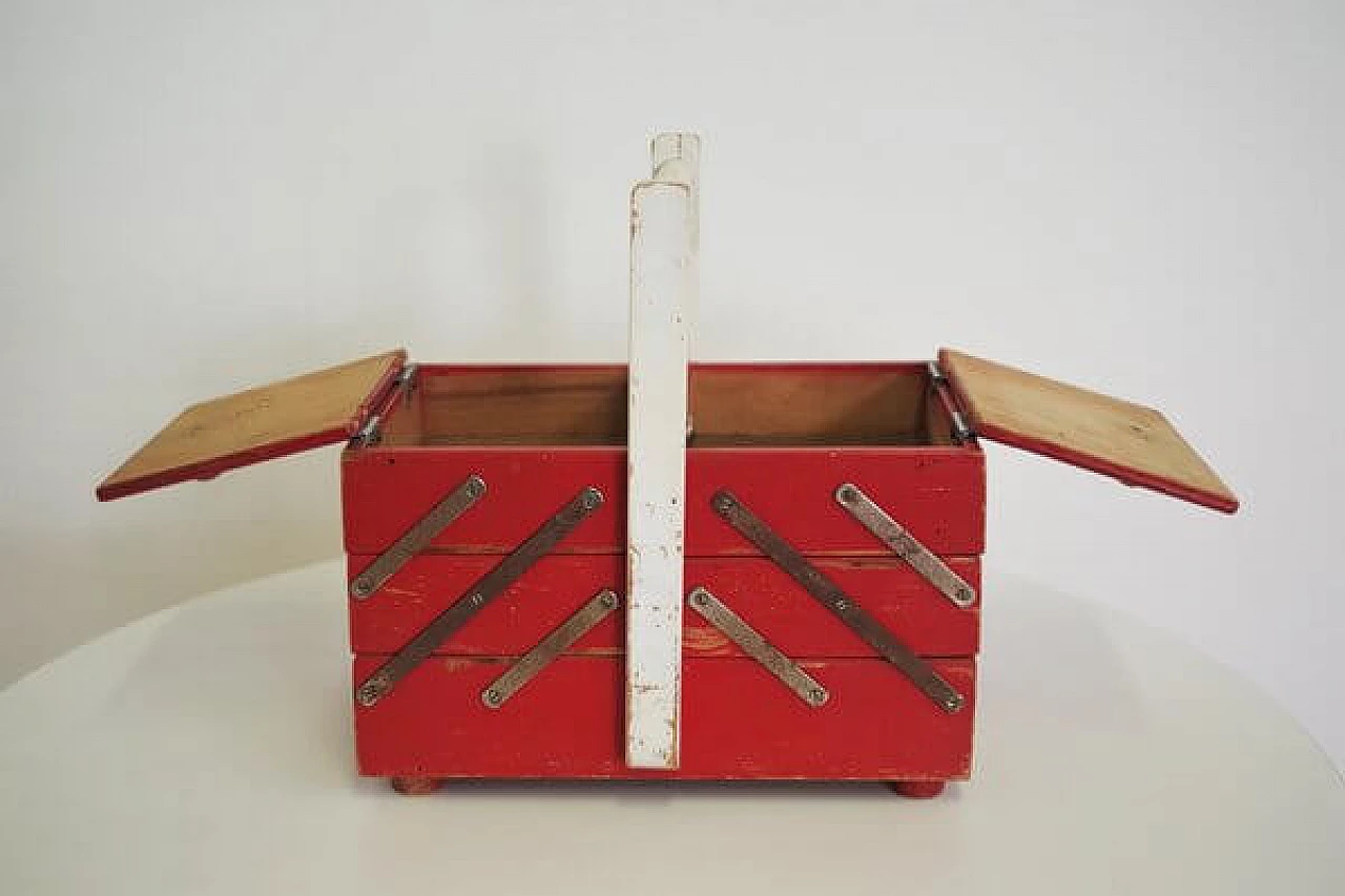 Wooden tailor's box, 1960s 1407013