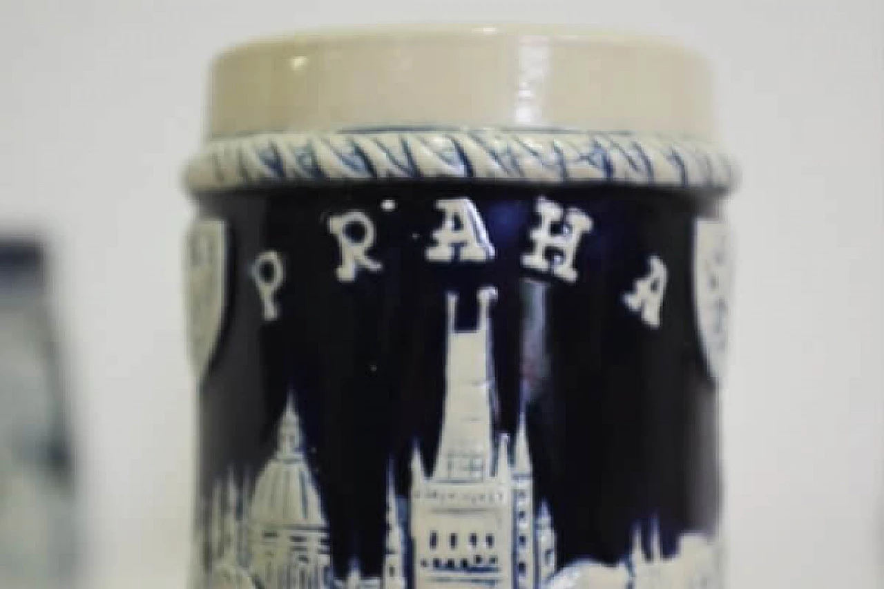 4 Porcelain beer mugs, 1980s 1407021
