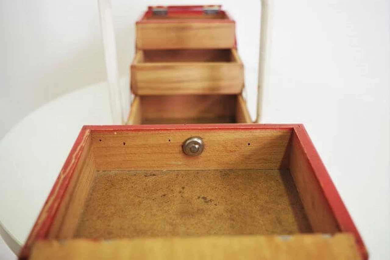 Scatola da sarto in legno, anni '60 1407034