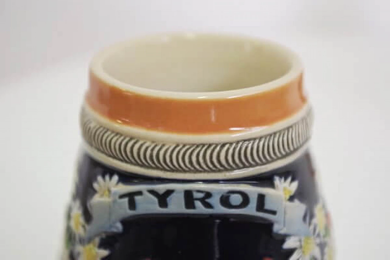 Pair of porcelain tyrolean mugs, 1980s 1407042