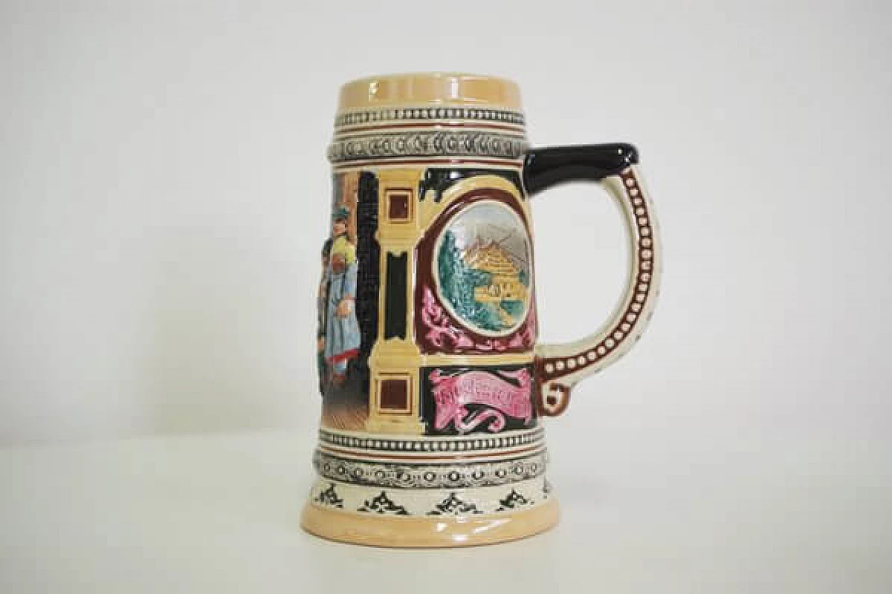 3 Porcelain beer mugs, 1980s 1407048