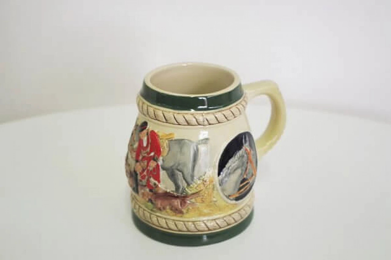 3 Porcelain beer mugs, 1980s 1407051