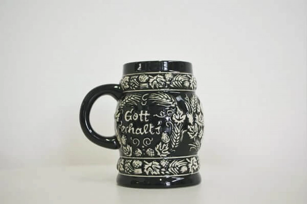 3 Porcelain beer mugs, 1980s 1407053