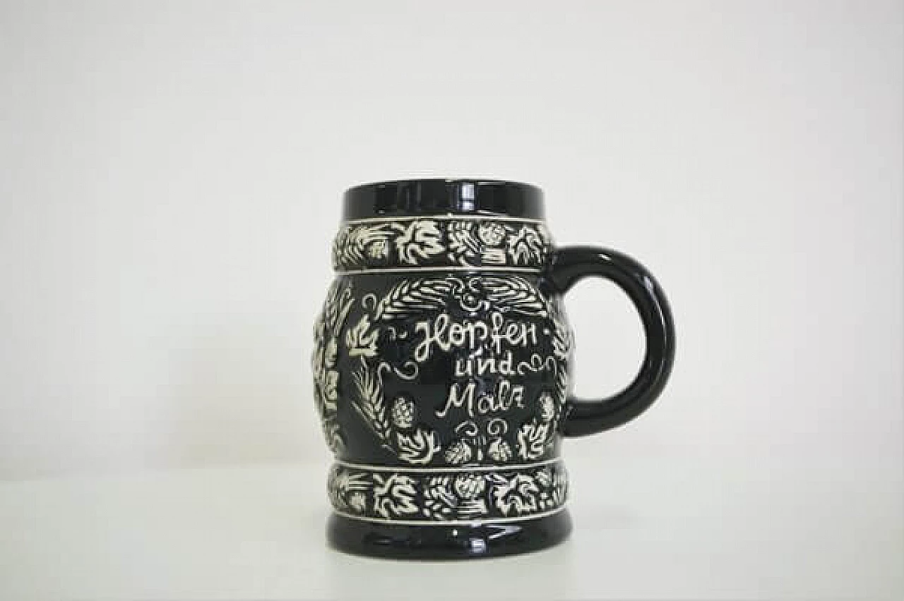3 Porcelain beer mugs, 1980s 1407060