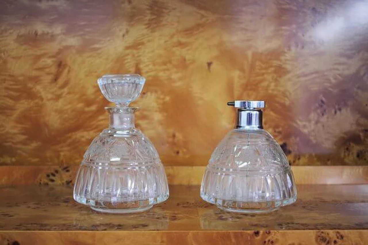 Pair of glass perfume holders, 1950s 1407061