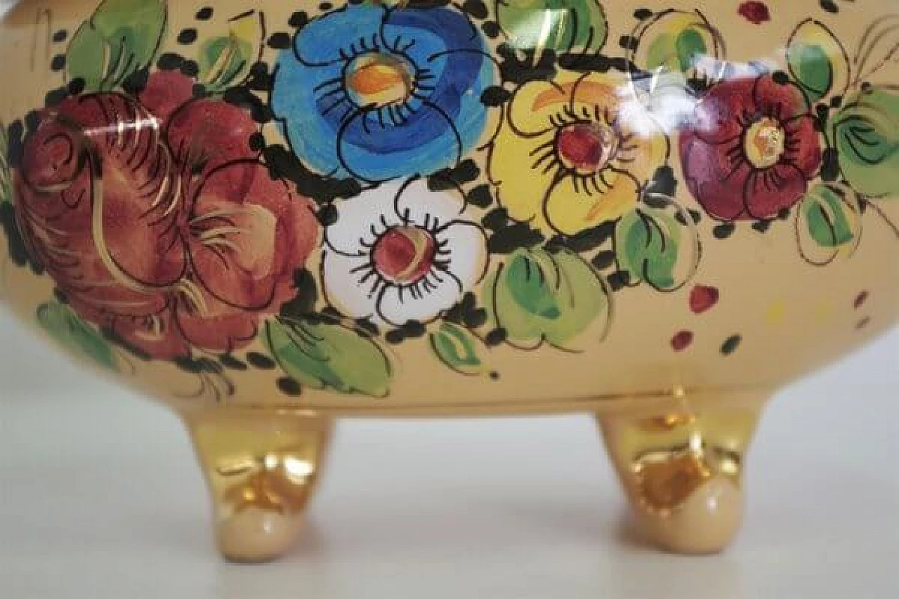 Dolli vase by Gualdo Tadino in decorated ceramic, 1970s 1407067