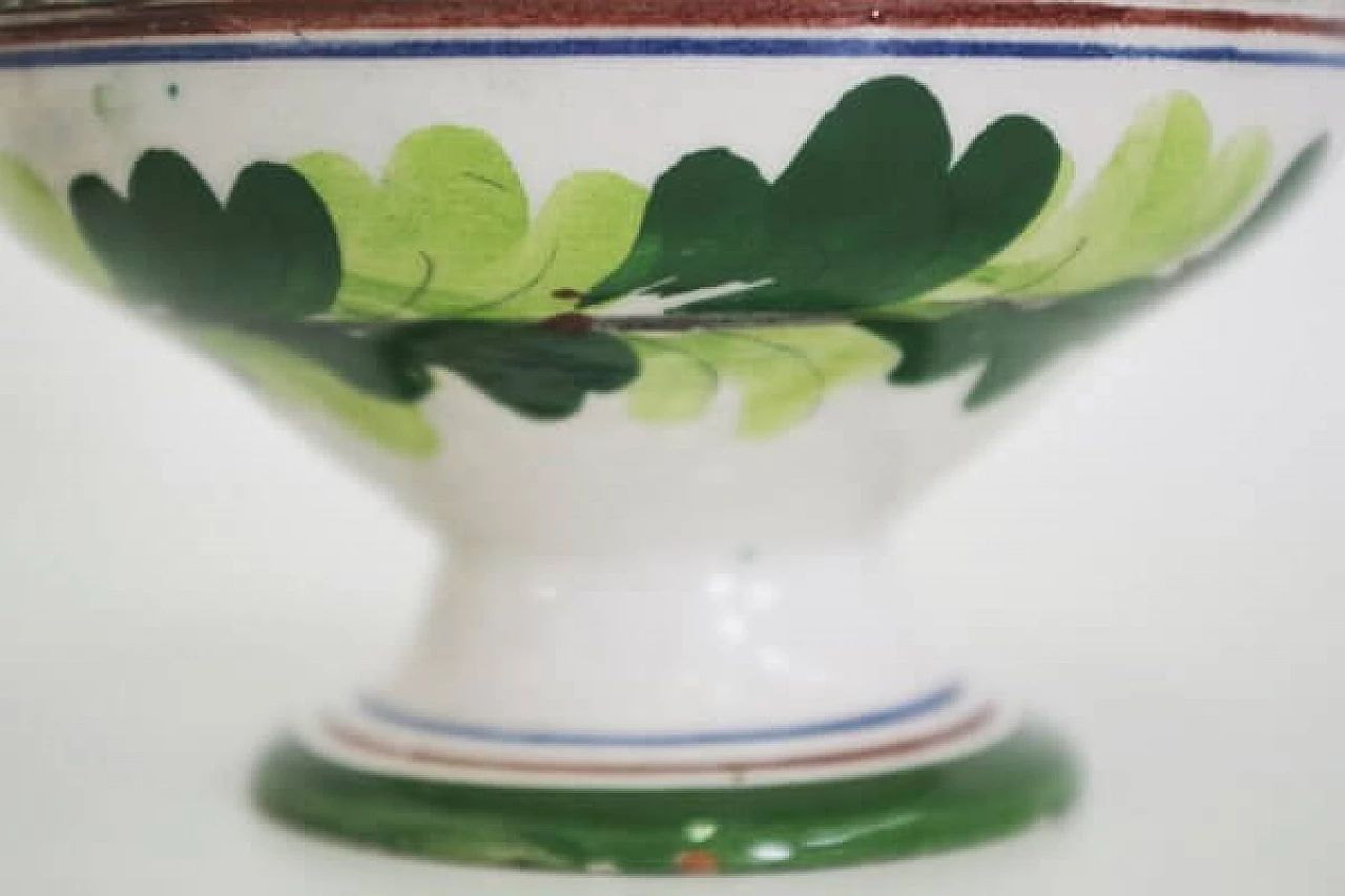 Bonbon vase in Capodimonte porcelain, 1960s 1407079