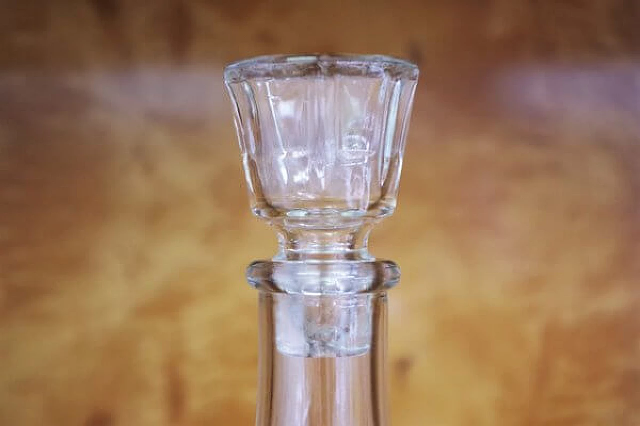 Empire-style glass liquor bottle, 1970s 1407083