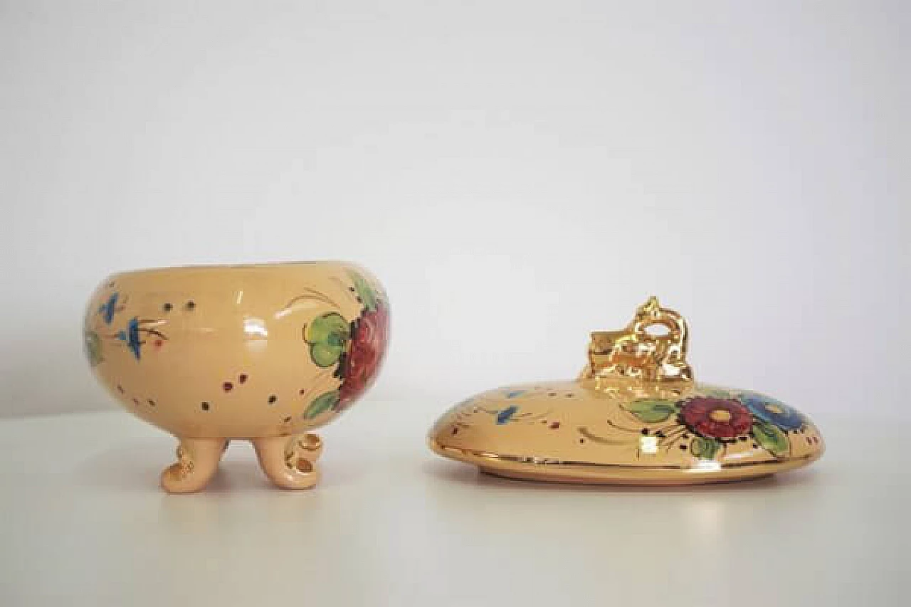 Dolli vase by Gualdo Tadino in decorated ceramic, 1970s 1407085