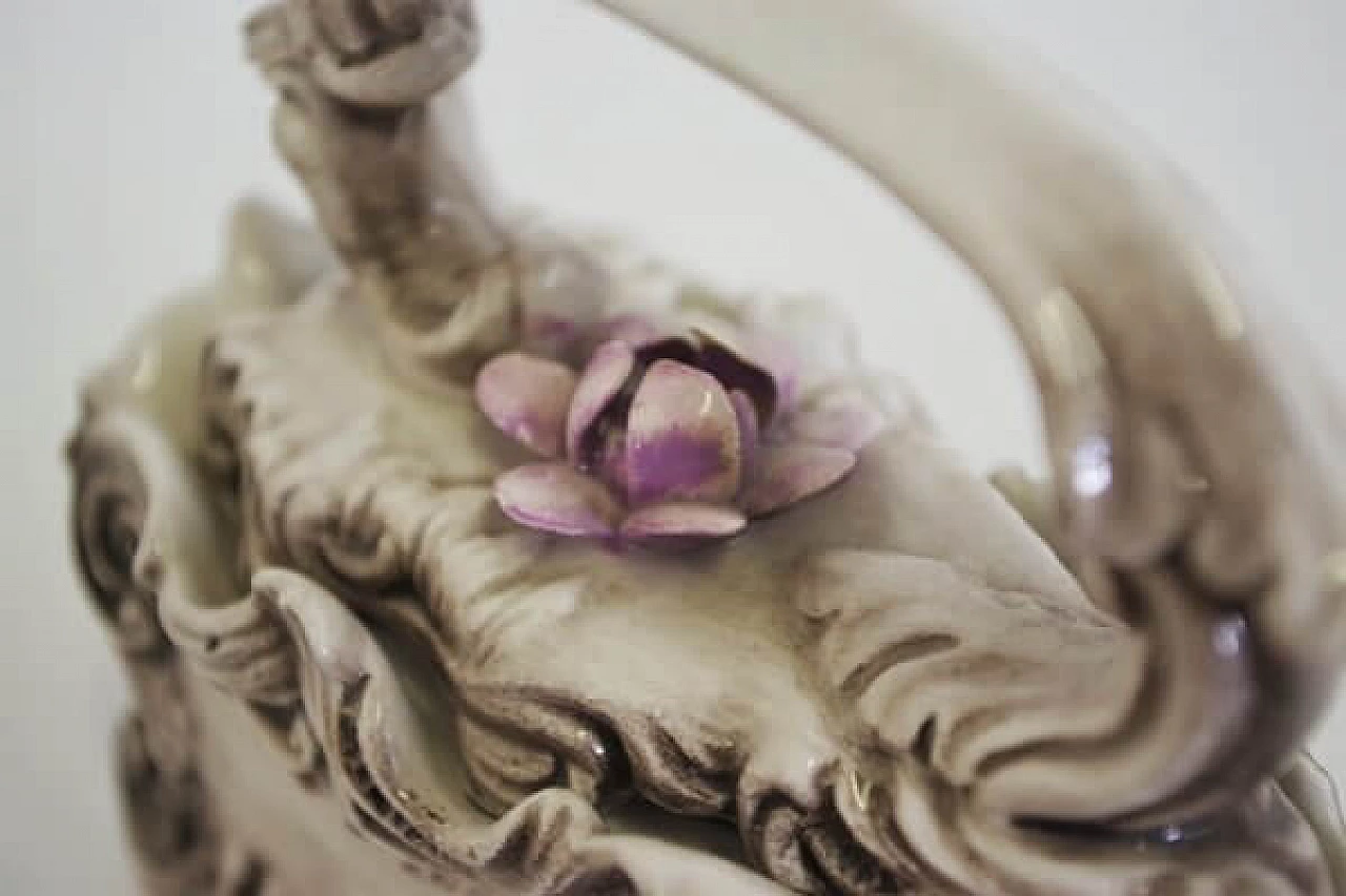 Ceramic clothes iron from Capodimonte, 1960s 1407108