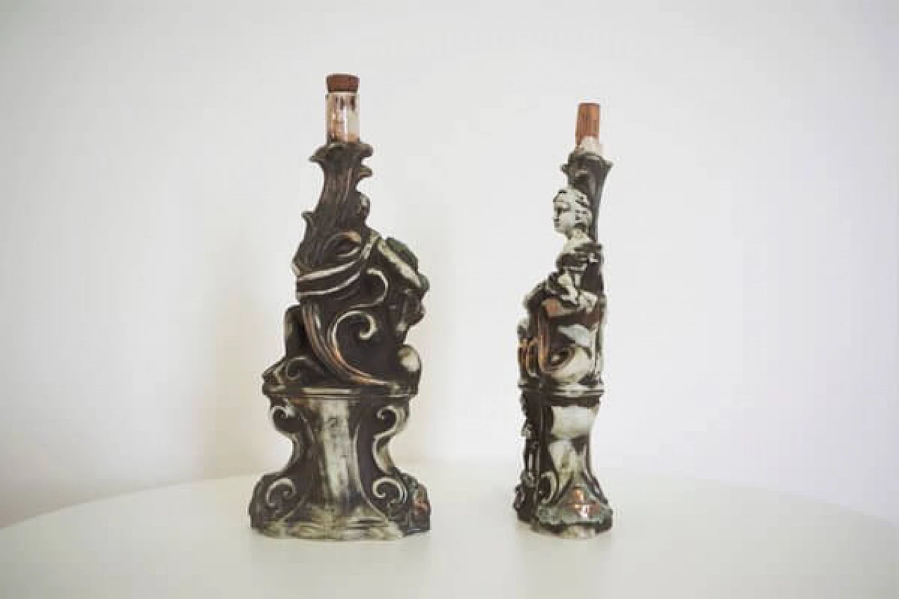 Bottiglie di liquore in ceramica, anni '50 1407111
