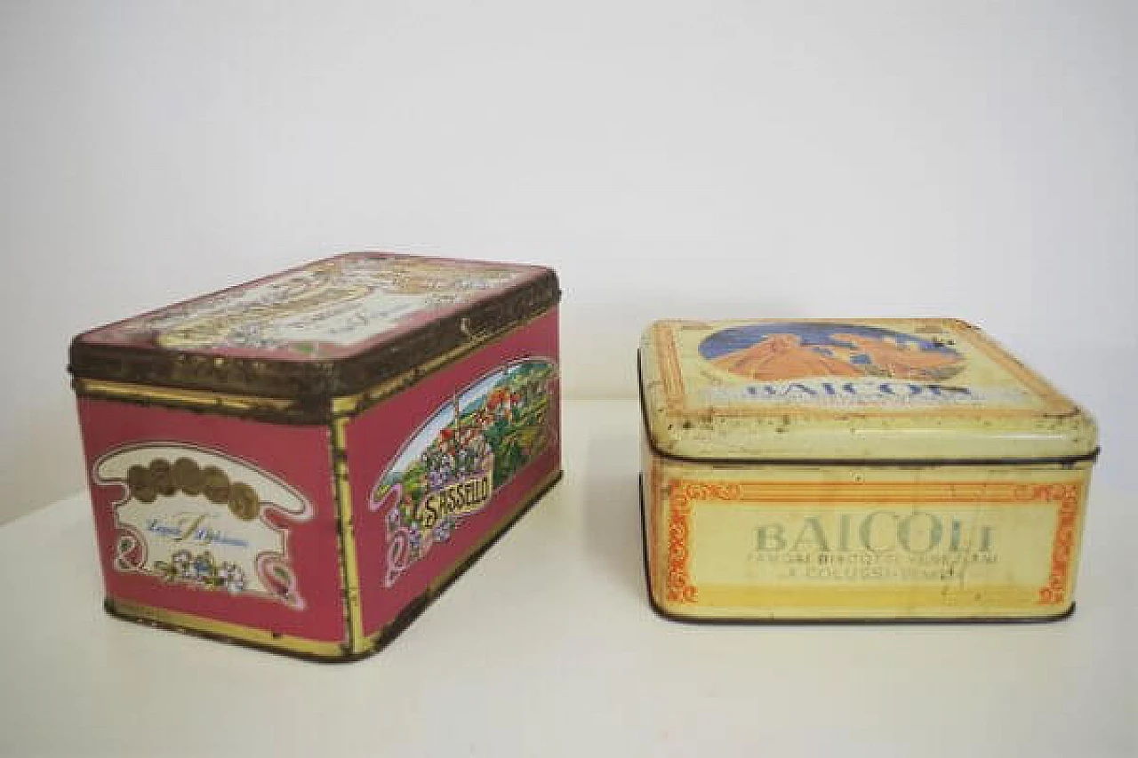 3 Boxes for various biscuits, 1960s 1407124