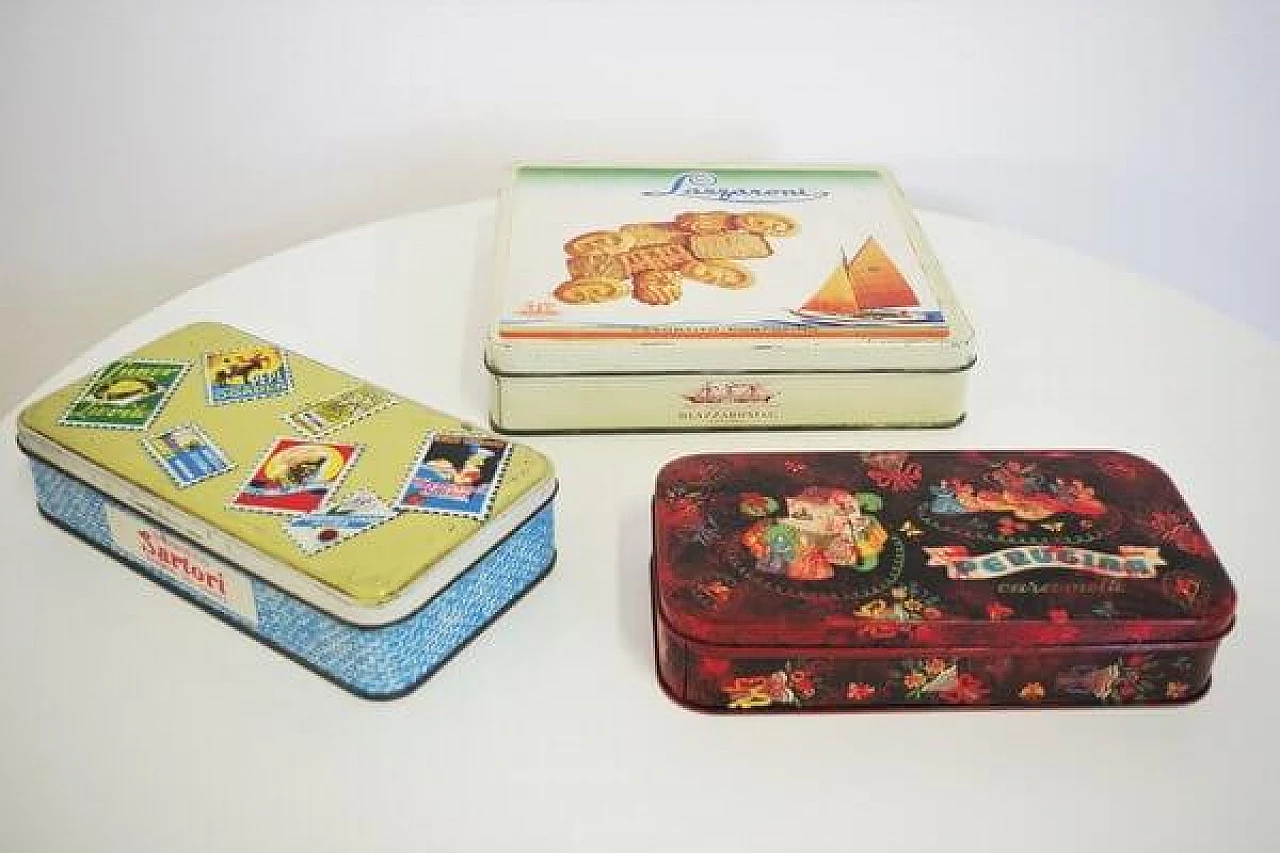 3 tin sweet boxes, 1960s 1407128