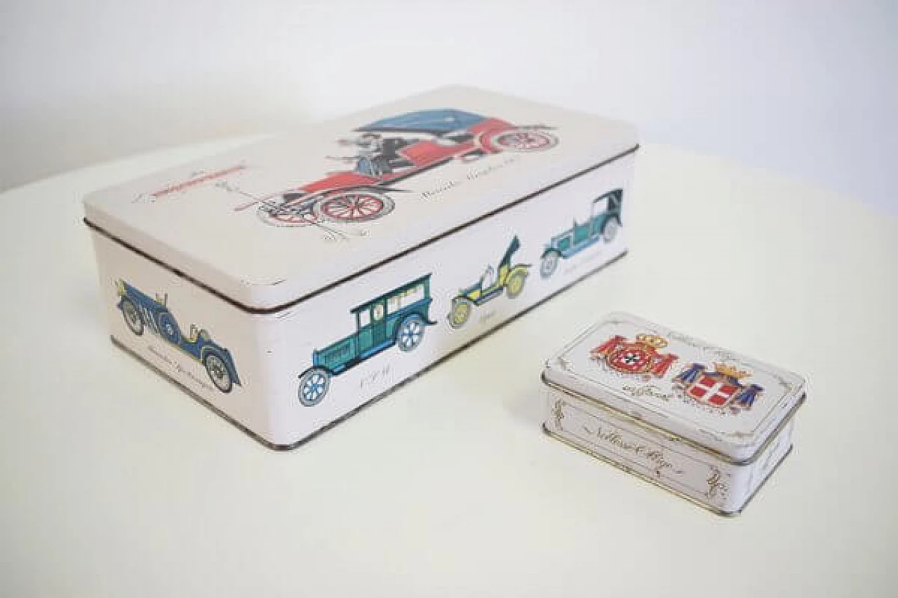 Pair of Noblesse Oblige coffee boxes by Eduscho, 1970s 1407135