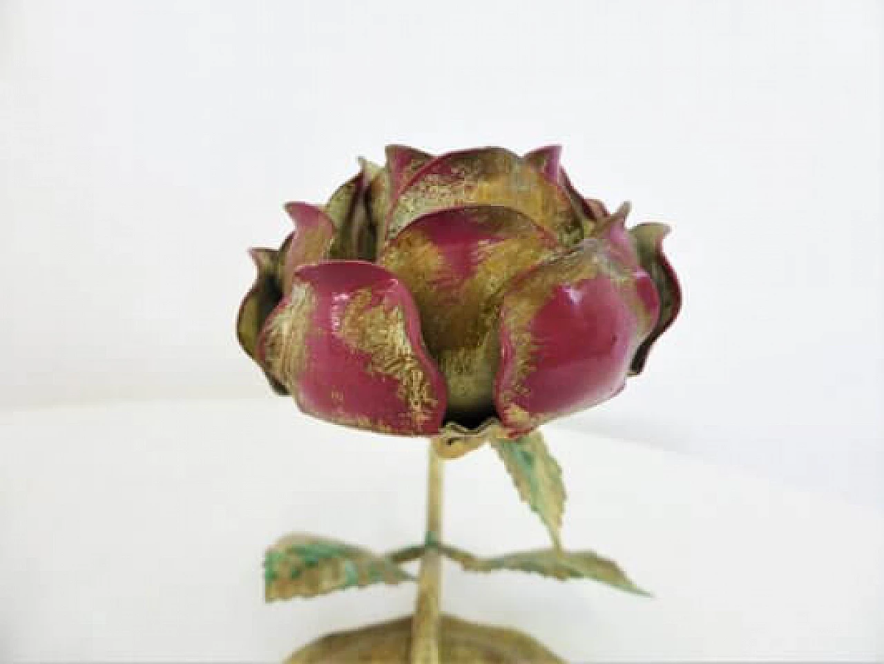 Pair of wrought iron roses, 1960s 1407141