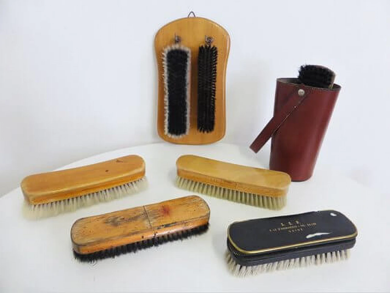 9 Verbania shoe brushes, 1960s 1407179