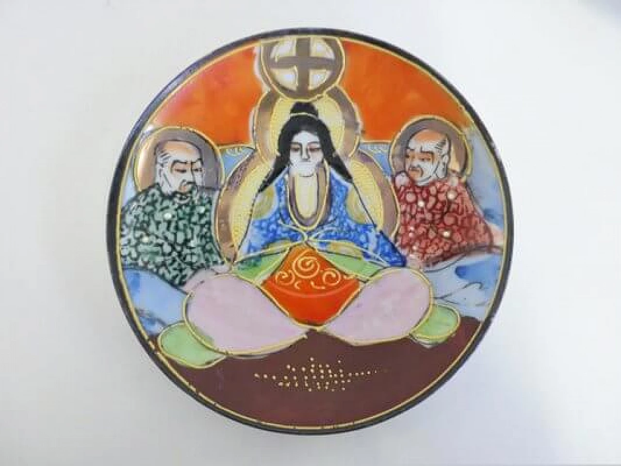 13 Porcellane cinesi dipinte a mano, anni '50 1407192