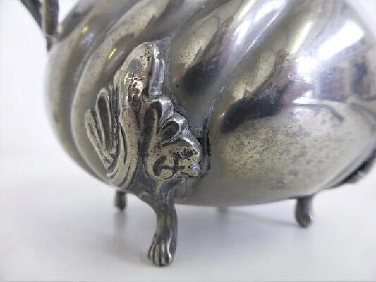 4 Oggetti per la tavola in peltro fatti a mano, anni '60 1407197