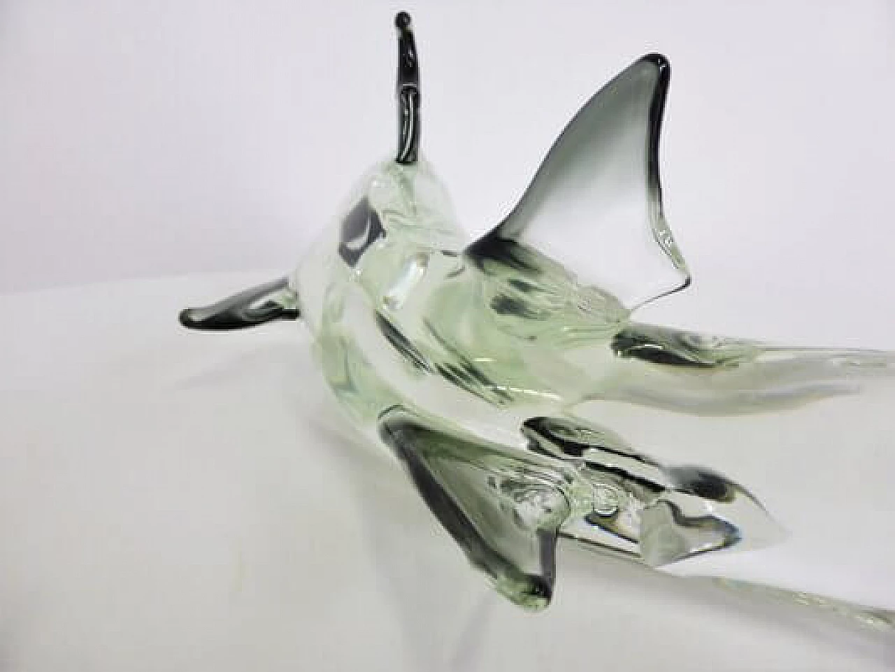 Fish-shaped sculpture in Murano glass, 1980s 1407211