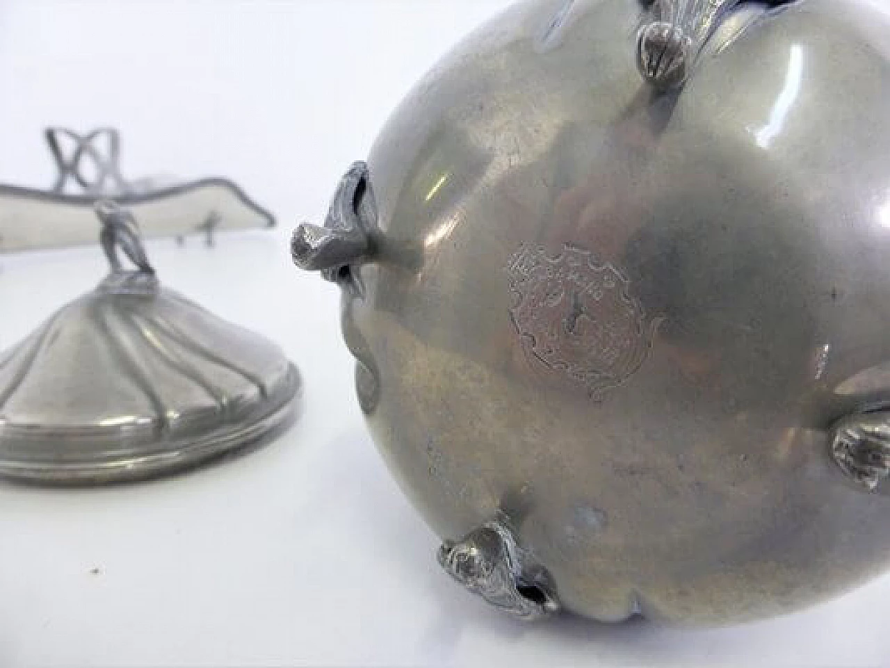 4 Oggetti per la tavola in peltro fatti a mano, anni '60 1407212