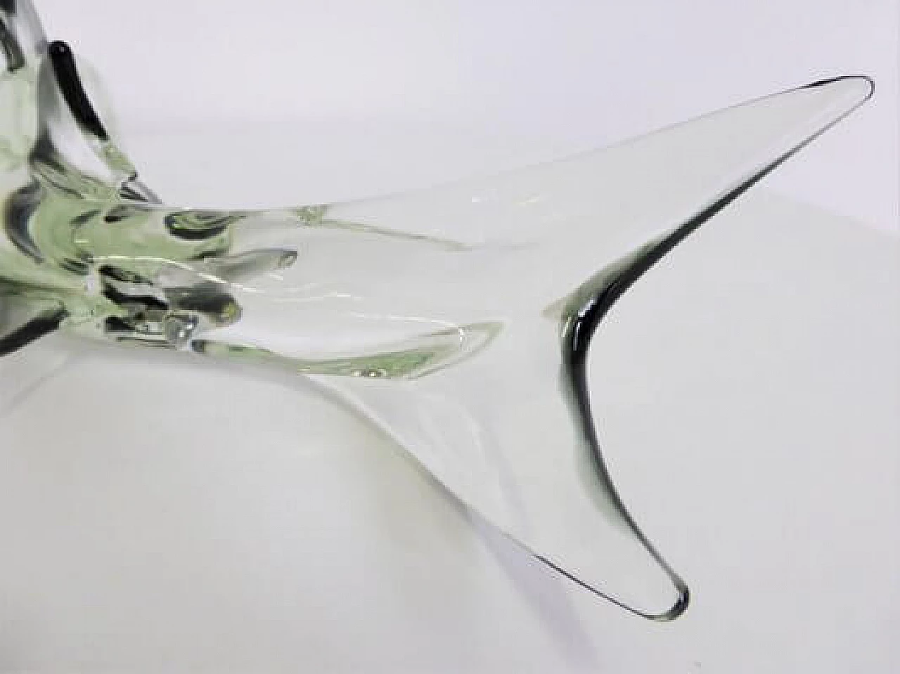 Fish-shaped sculpture in Murano glass, 1980s 1407215