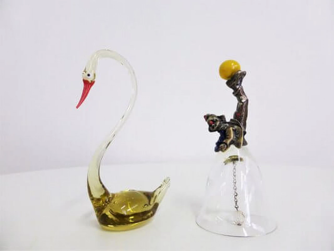 Pair of Murano glass objects, 1950s 1407219