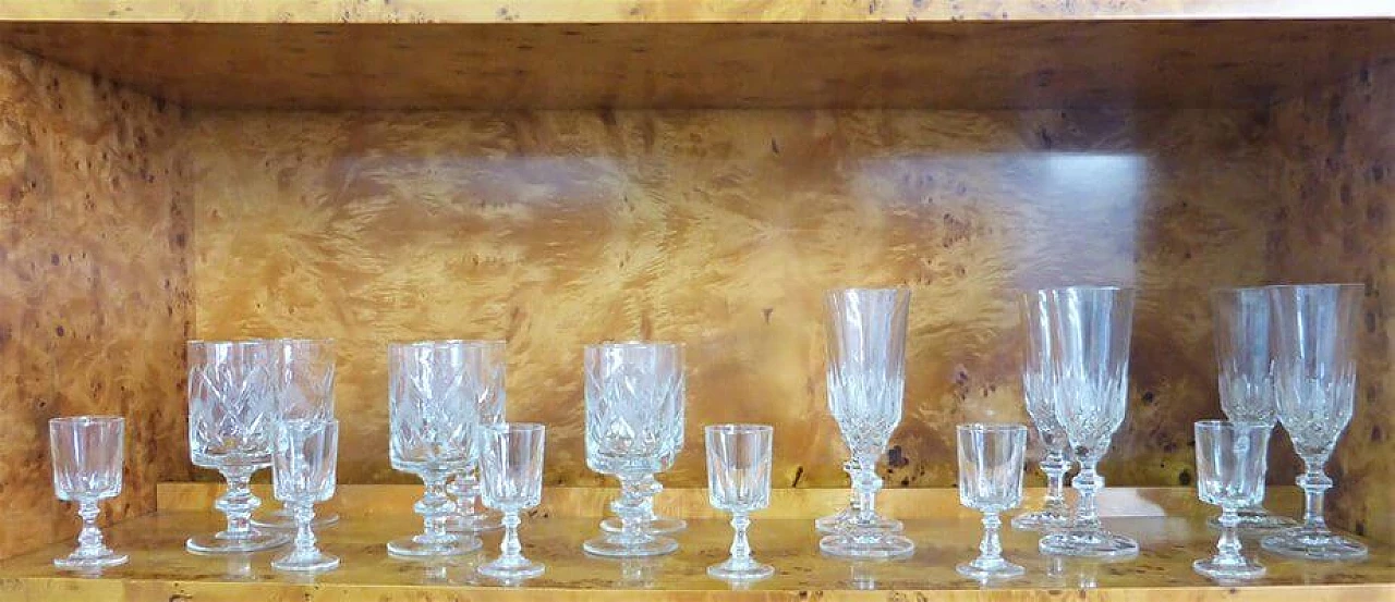 18 Bicchieri in cristallo, anni '70 1407245