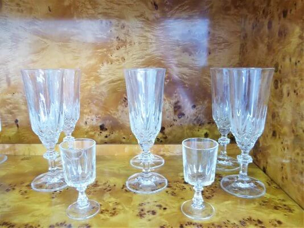 18 Crystal glasses, 1970s 1407249