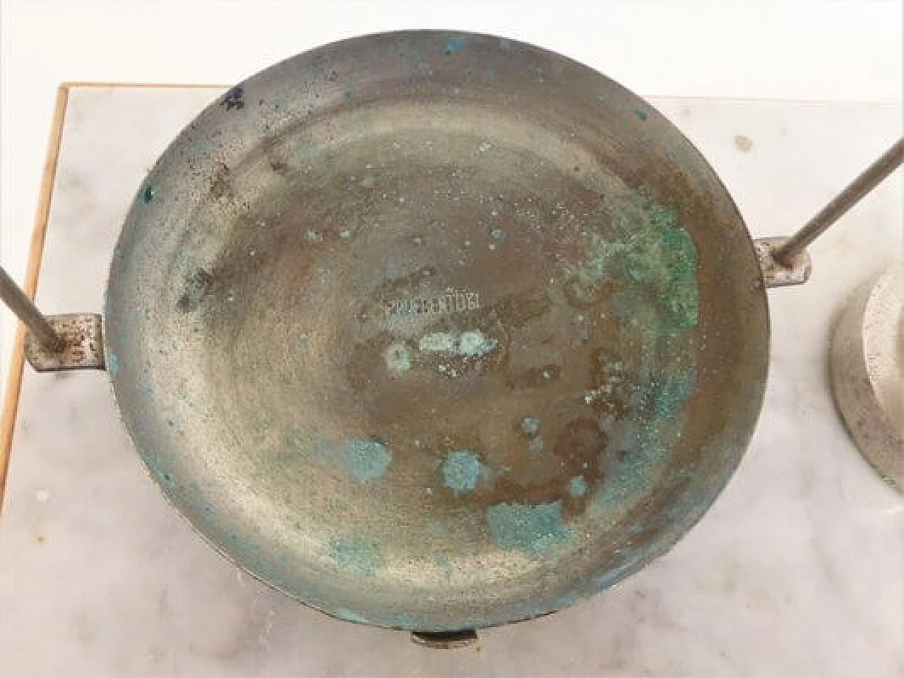 Bilancia da orefice in legno e ottone, anni '50 1407259