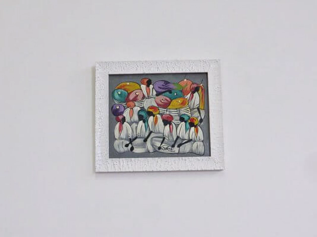 4 Caribbean paintings on canvas, 1990s 1407267